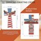2 Pack Cross Diamond Painting Kits 5D DIY Diamond Painting Cross Special Shaped Diamond Art Kit Patriotic Flag Hanging Wall Home Decor with Tools for Adults